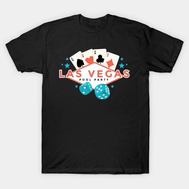 Las Vegas pool Party T-Shirt by LR_Collections